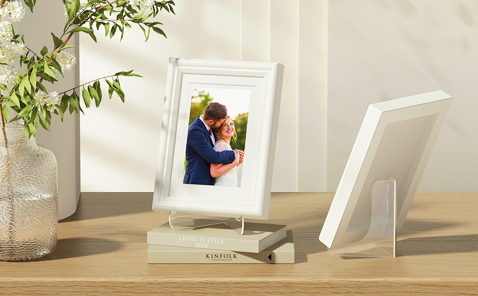 acrylic book stand holder display clear easel 