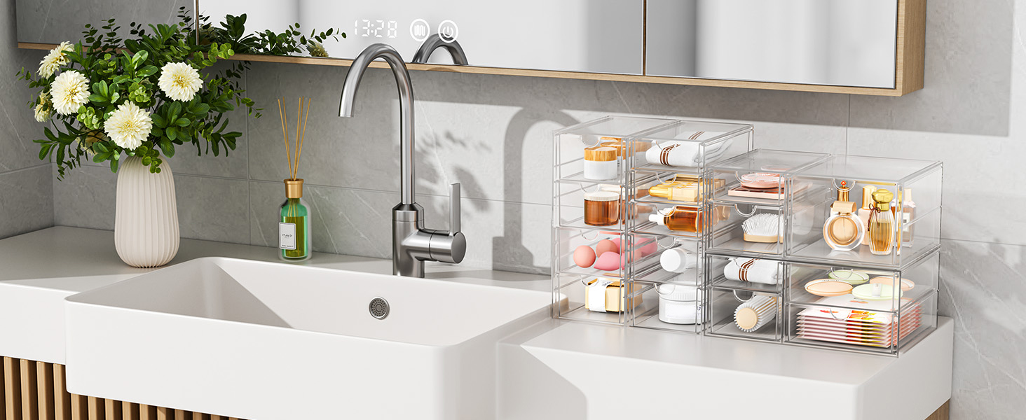 bathroom makeup organizer