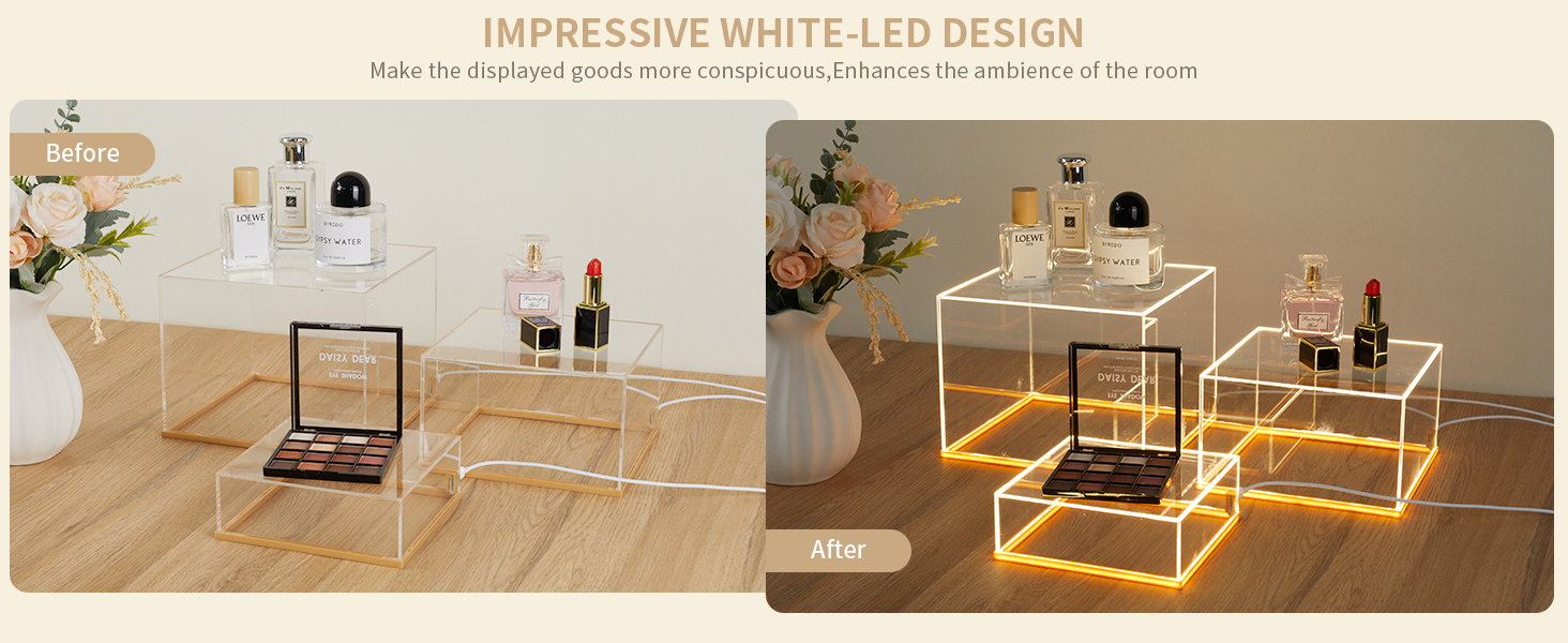 Acrylic Display Risers