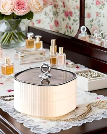 Halafe Jewelry Organizer Ivory