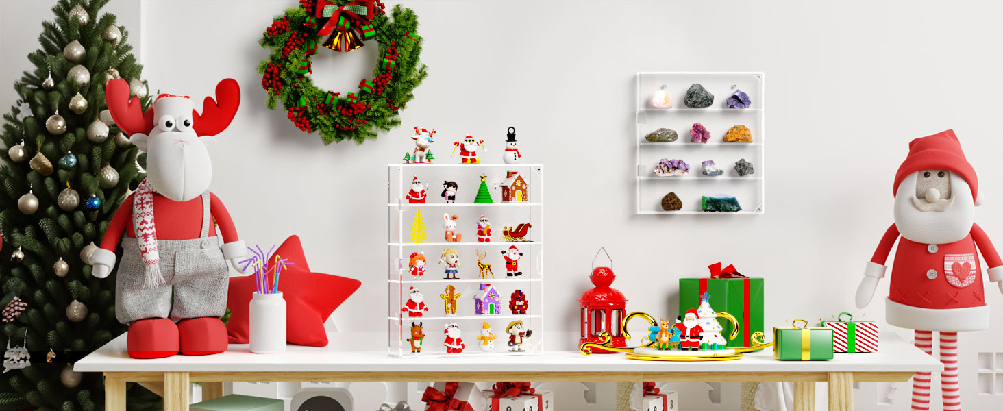 Wall Mounted or Desktop Action Figure Display Case