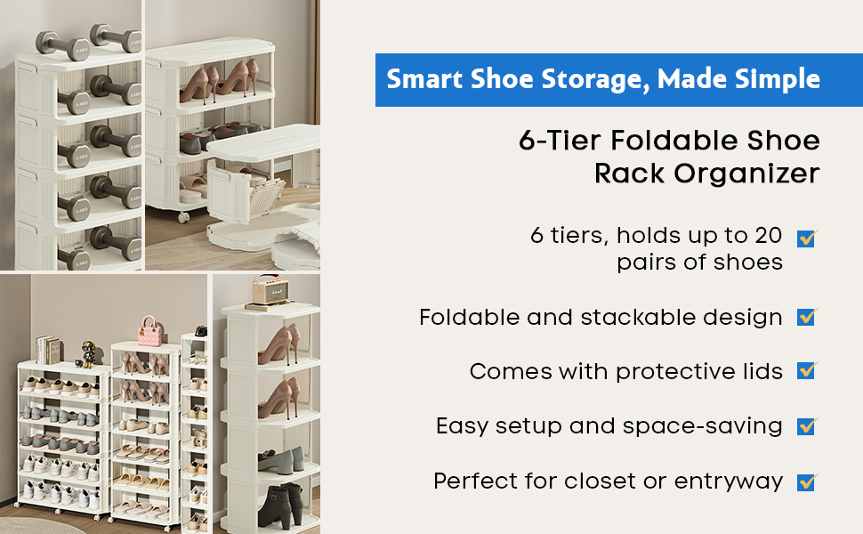 Foldable Shoe Rack