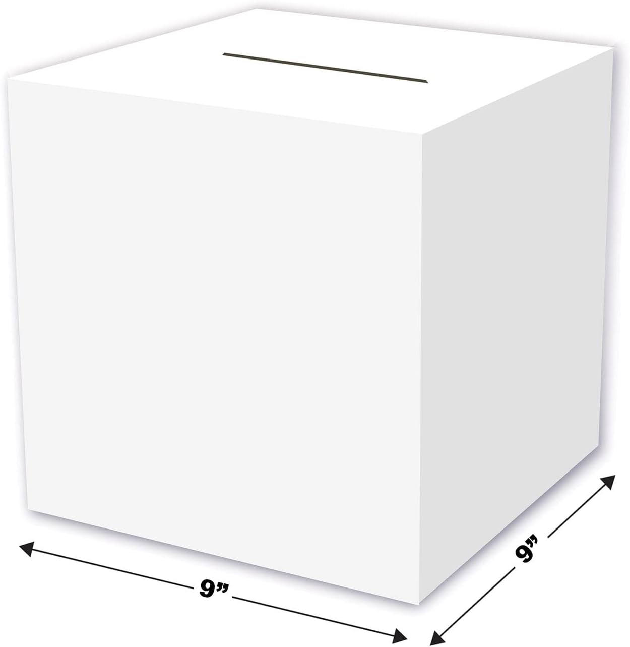Private Label Beistle 2 Piece All-Purpose White Gift Card Boxes For Wedding Receptions, Anniversaries, Birthday Parties, And Graduations Wholesale Manufacturer