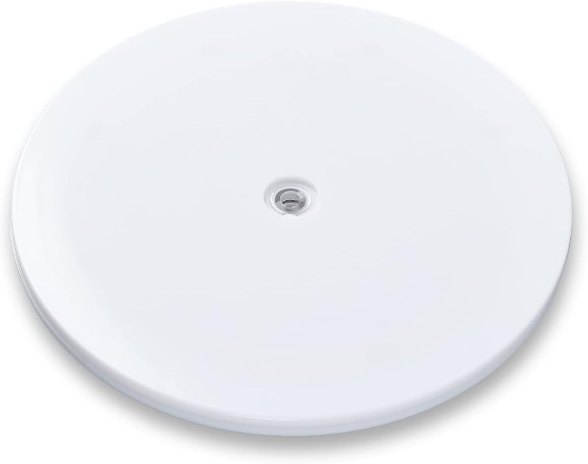 Lazy Susan Turntable (360˚ Rotation) White Acrylic Ball Bearing Rotating Tray