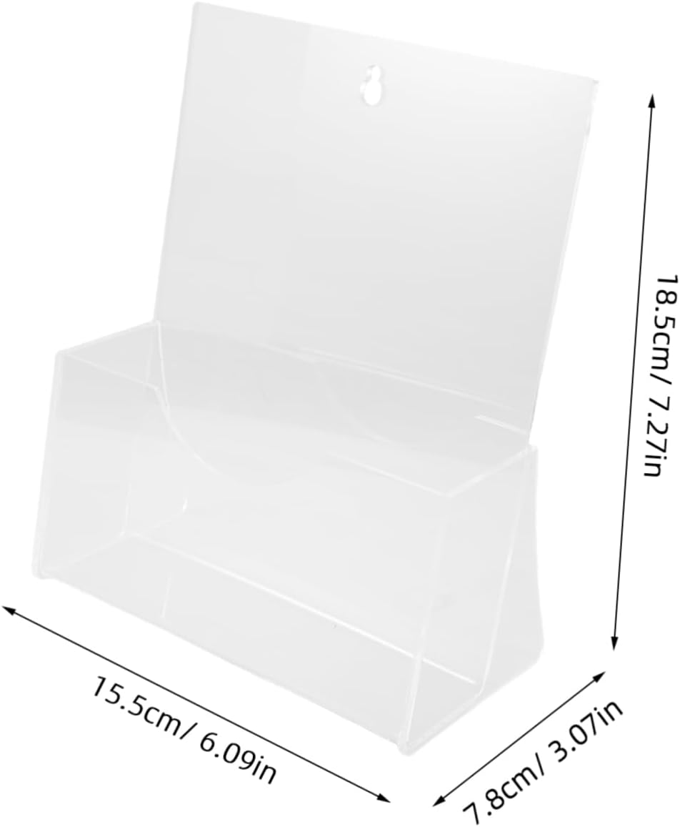 Wholesale Acrylic Brochure Holder Clear Document Display Stand for Magazines Flyers and Pamphlets Lightweight and Modern Organizer for Home Office and Retail Use China Factory Bulk Supply