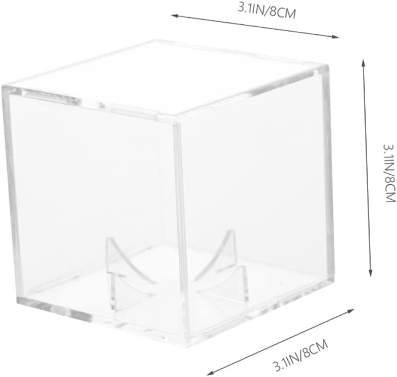 ODM 2Pcs Baseball Display Case Acrylic Durable Baseball Storage Box for Home and Shop UV Protected Baseball Holder for Memorabilia and Collectibles Custom Logo Service