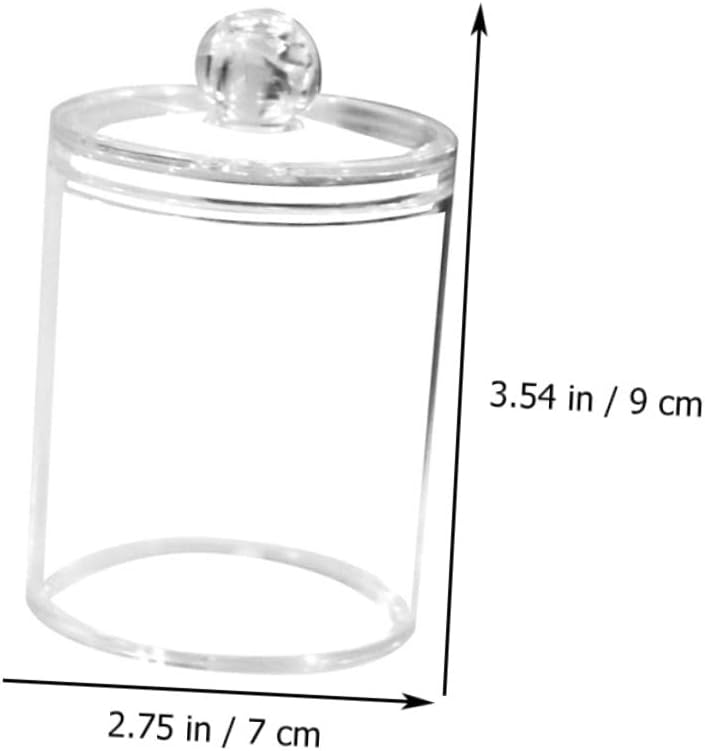 Private Label 4pcs Transparent Acrylic Storage Boxes Multifunctional Organizers for Cosmetics Brushes and Items Stylish Bathroom Containers for Home Organization Custom Logo Service