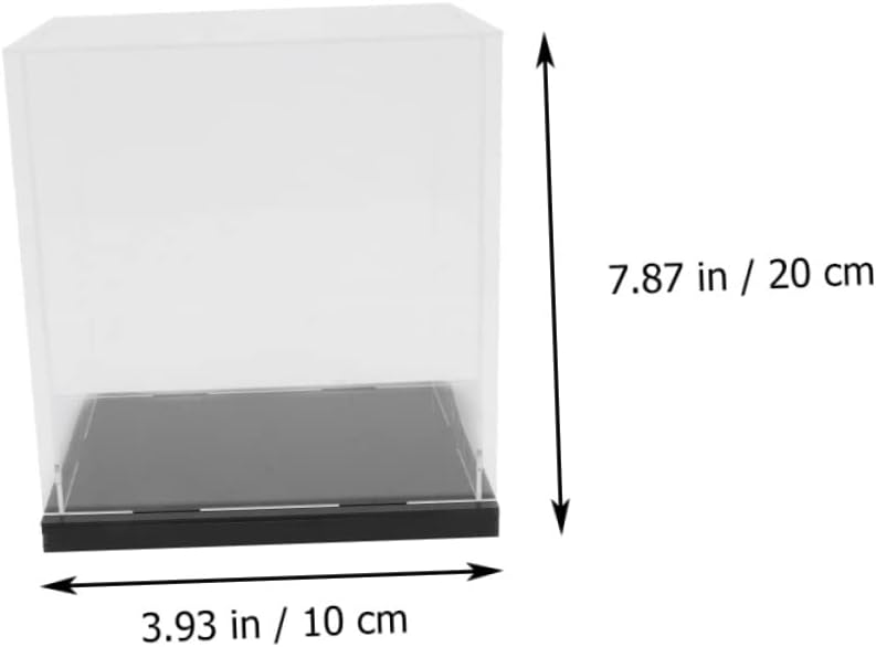 ODM KICHOUSE Clear Acrylic Display Case for Models Transparent Cube Organizer for Countertop and Dustproof Showcase for Collectibles Storage Custom Logo Service