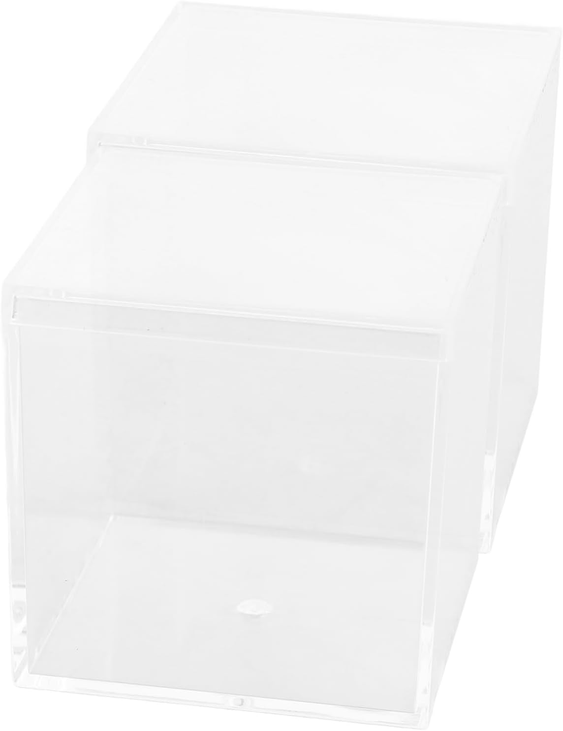 VICASKY 2pcs Transparent Acrylic Display Case for Puzzle Cubes Multi Purpose Storage Box Clear Cube Organizer for Collectibles Strong Protection for Small Items