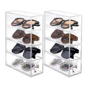 acrylic sunglasses organizer glasses case multiple pairs sunglass organizer eyeglass organizer box