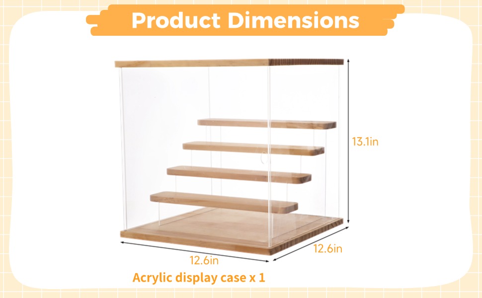 Acrylic Action Figures Case