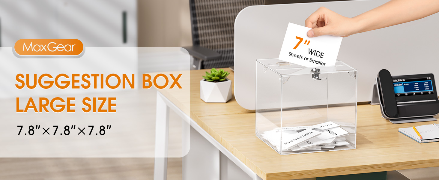 large suggestion box