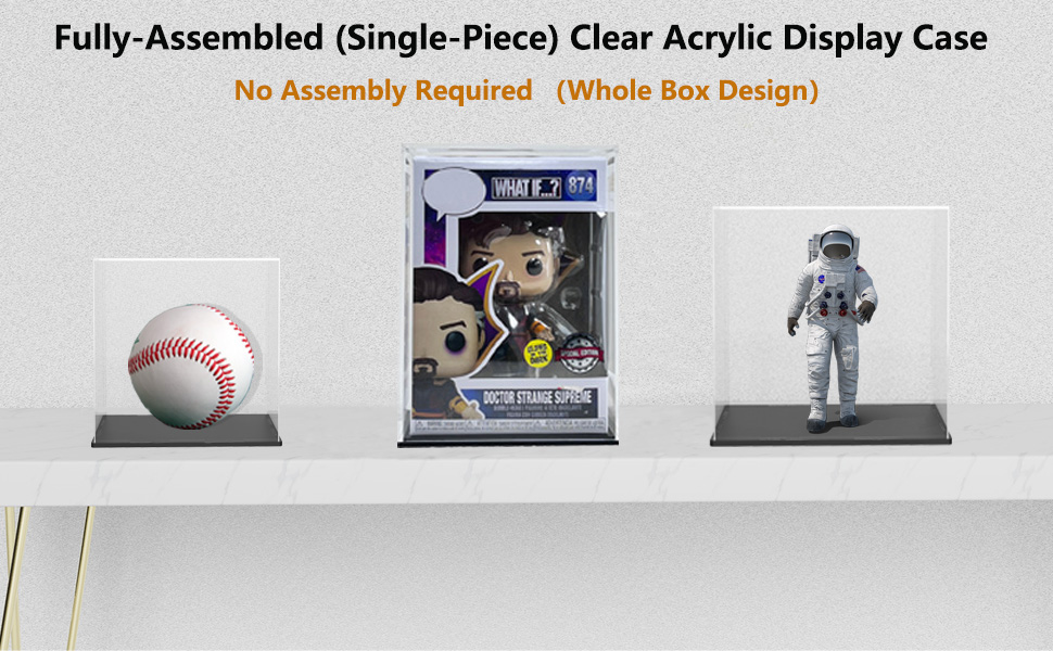 Fully Assembled Acrylic Display Case
