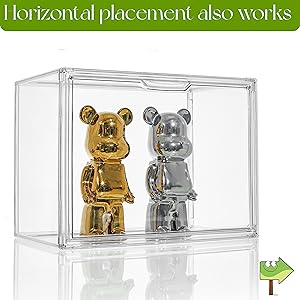 Big Acrylic Display Case an Adjustable Divider Super Large Boot  Boxes Clear Stackable Storage Bins