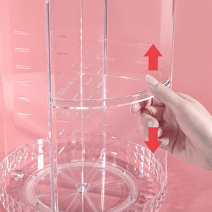 acrylic cosmetic countertop makeup organizer organizers perfume storage vanity