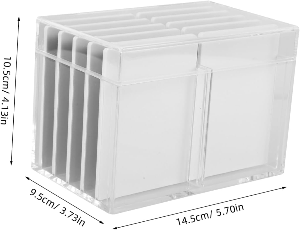 Private Label Acrylic Eyelash Storage Box Multi Organizer for False Eyelashes Durable and Stylish Display Case Travel Friendly Design for Easy Makeup Application Custom Logo Service