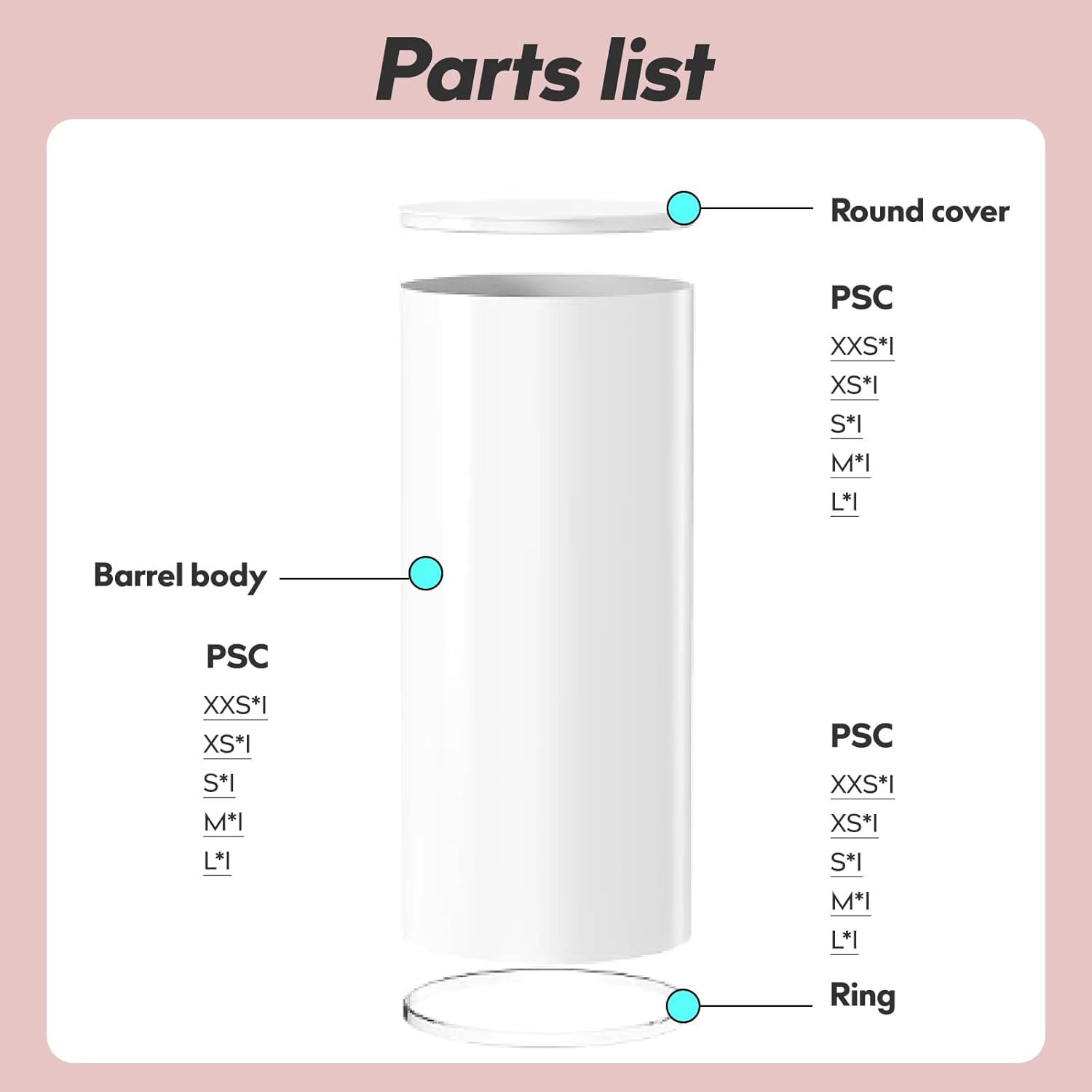 Private Label 3PC Cylinder Pedestal Stands for Party, White Round Large Cylinder Tables, Pedestal Display Plinth Pillars for Wedding Ceremony Birthday Party Art Decor OEM Wholesale Manufacturer
