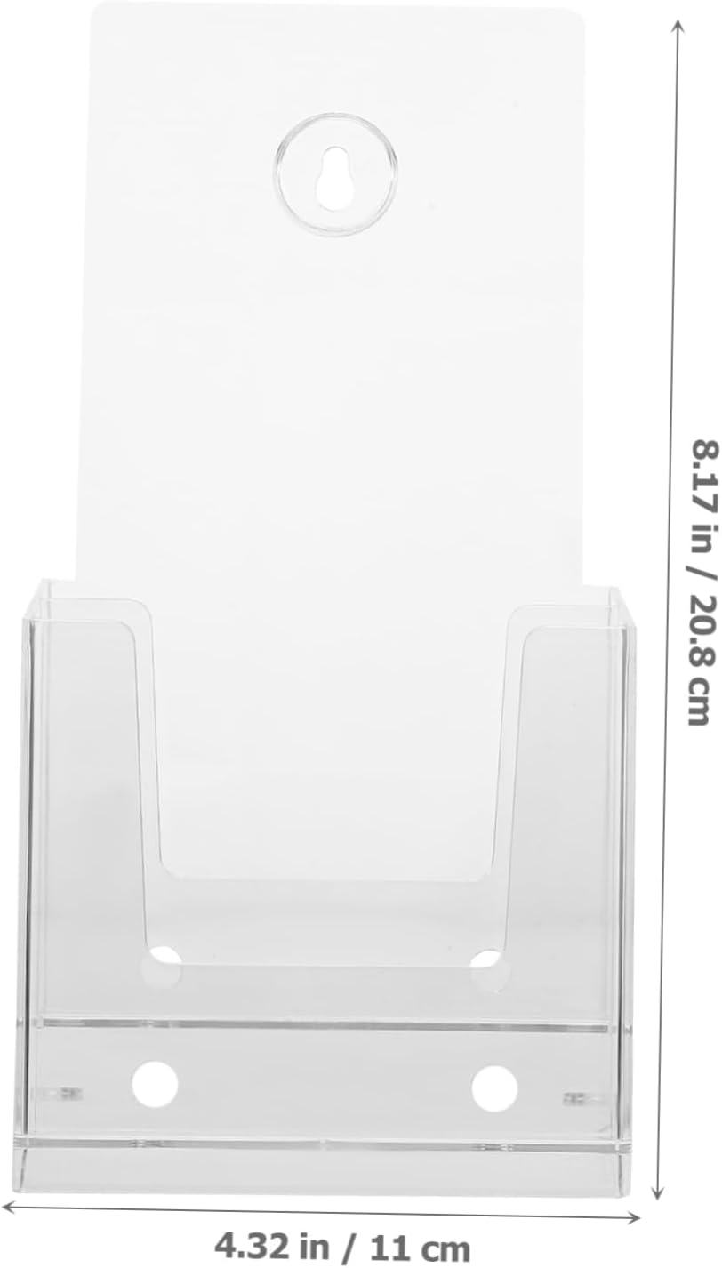 Wholesale KICHOUSE Acrylic Brochure Holder Stand Multi Desktop Organizer for Office Pamphlet Display Stand for Easy Access to Important Documents and Catalogs China Factory Bulk Supply