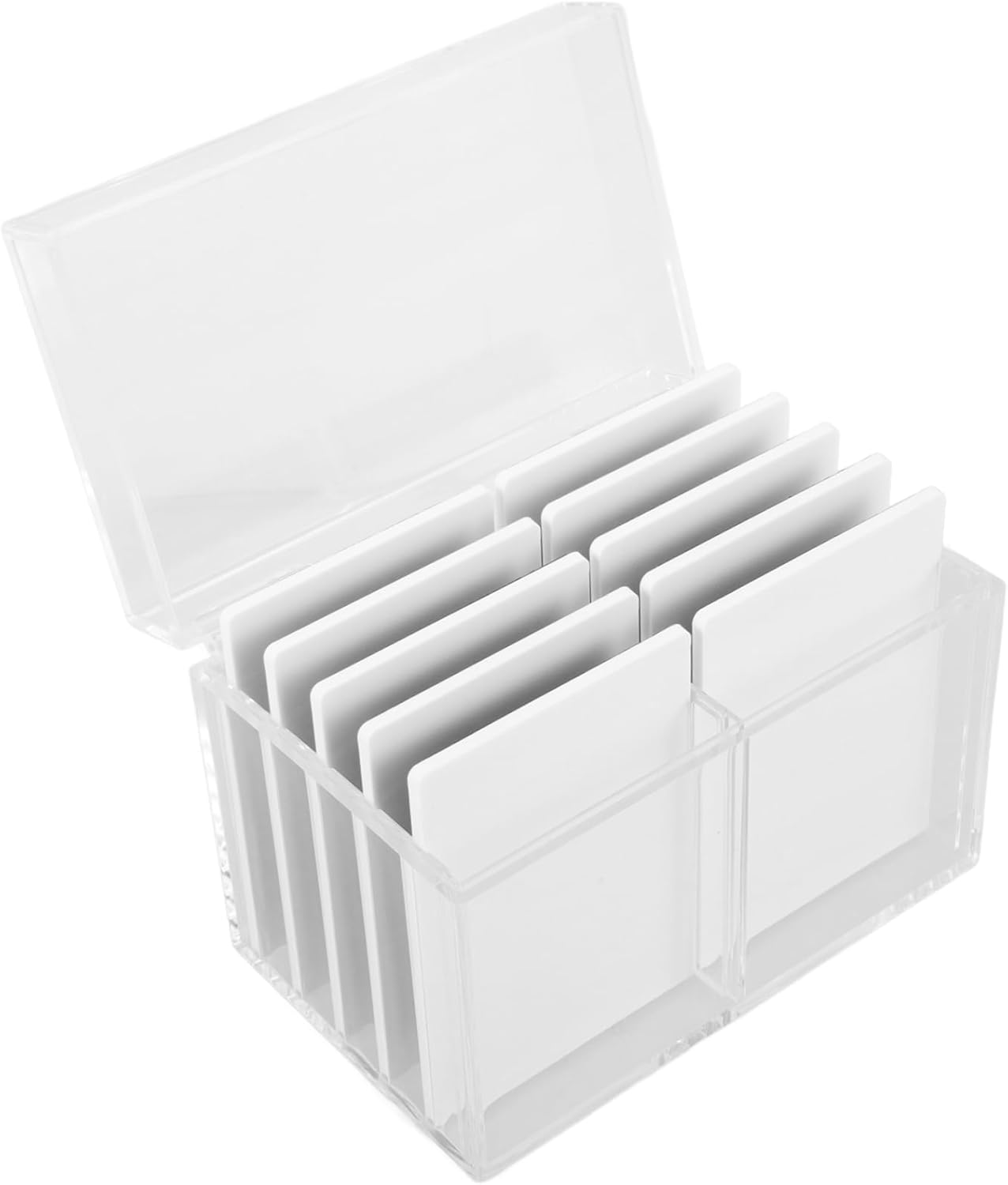 Acrylic Eyelash Storage Box Multi Organizer for False Eyelashes Durable and Stylish Display Case Travel Friendly Design for Easy Makeup Application