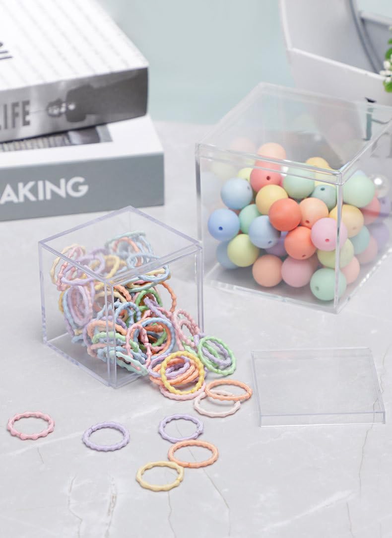 ODM Clear Acrylic Box with Lid, 30 PCS 2.2x2.2x2.2 Inch Plastic Box for Organizer Storage Box for Candy Pill and Tiny Jewelry (30) Custom Mold Development