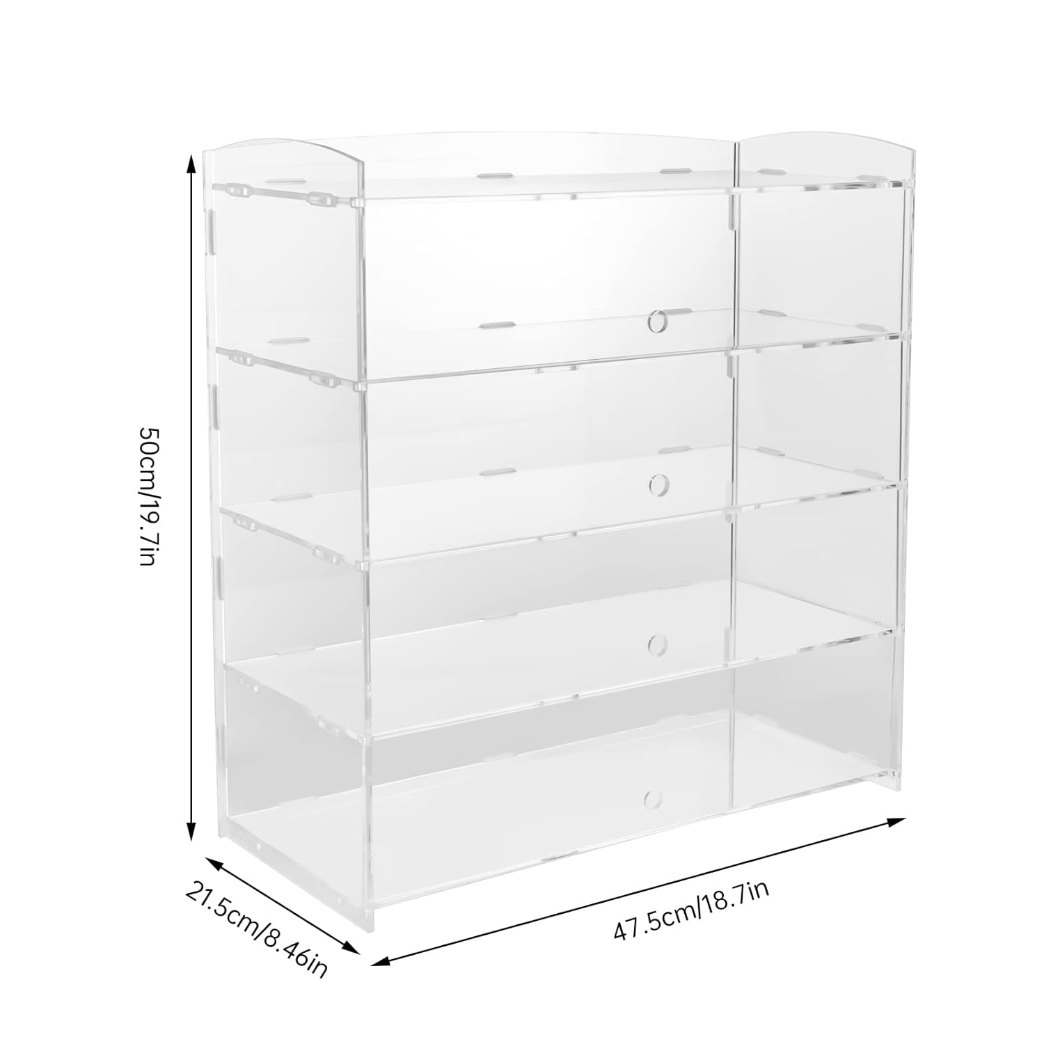 Wholesale OEM ODM Undercat Acrylic Display Case Retail Display Counter Cases Acrylic Bakery Pastry Display Shelf Donut Cookie Display Cabinet Case Factory & Supplier