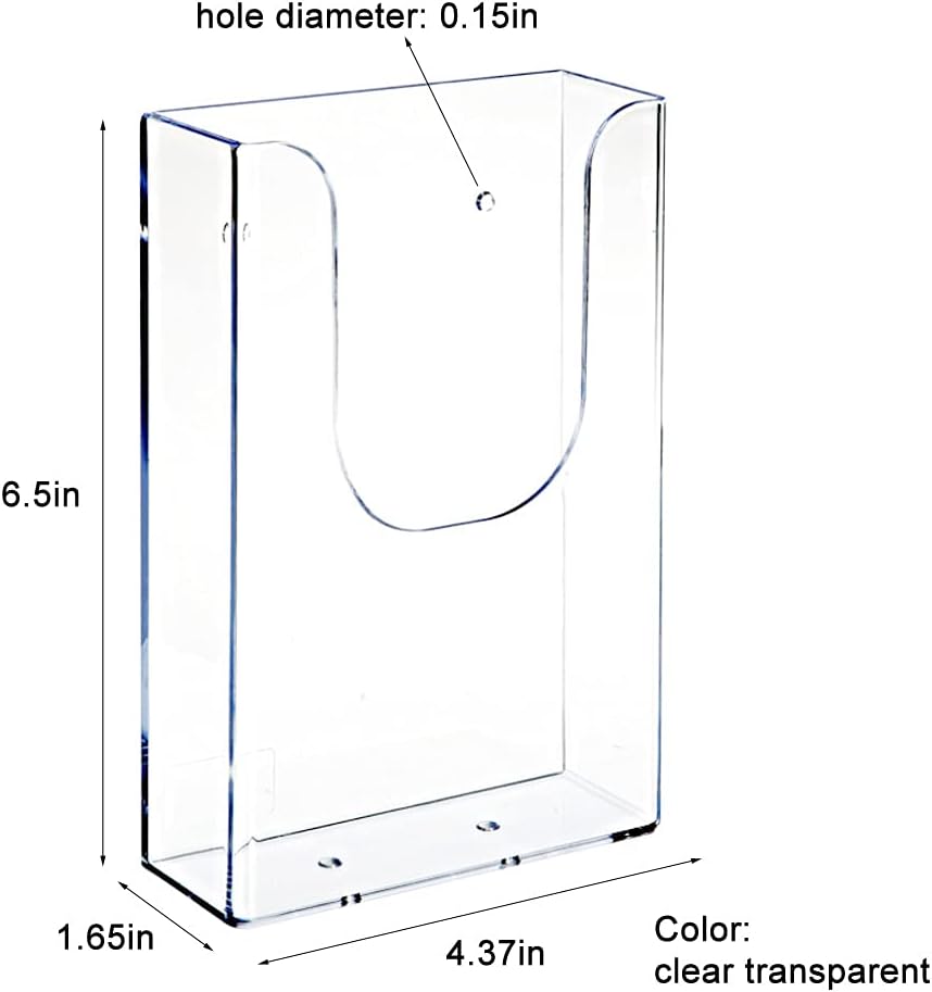 Wholesale Brochure Holder Wall Mount, Clear Literature Holder China Factory Bulk Supply