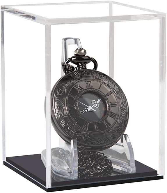 ODM Pocket Watch Display Case Display Stand Cube Holder Clear Acrylic Box Protected Cabinet Rack Protection Storage Cover Collections Custom Logo Service