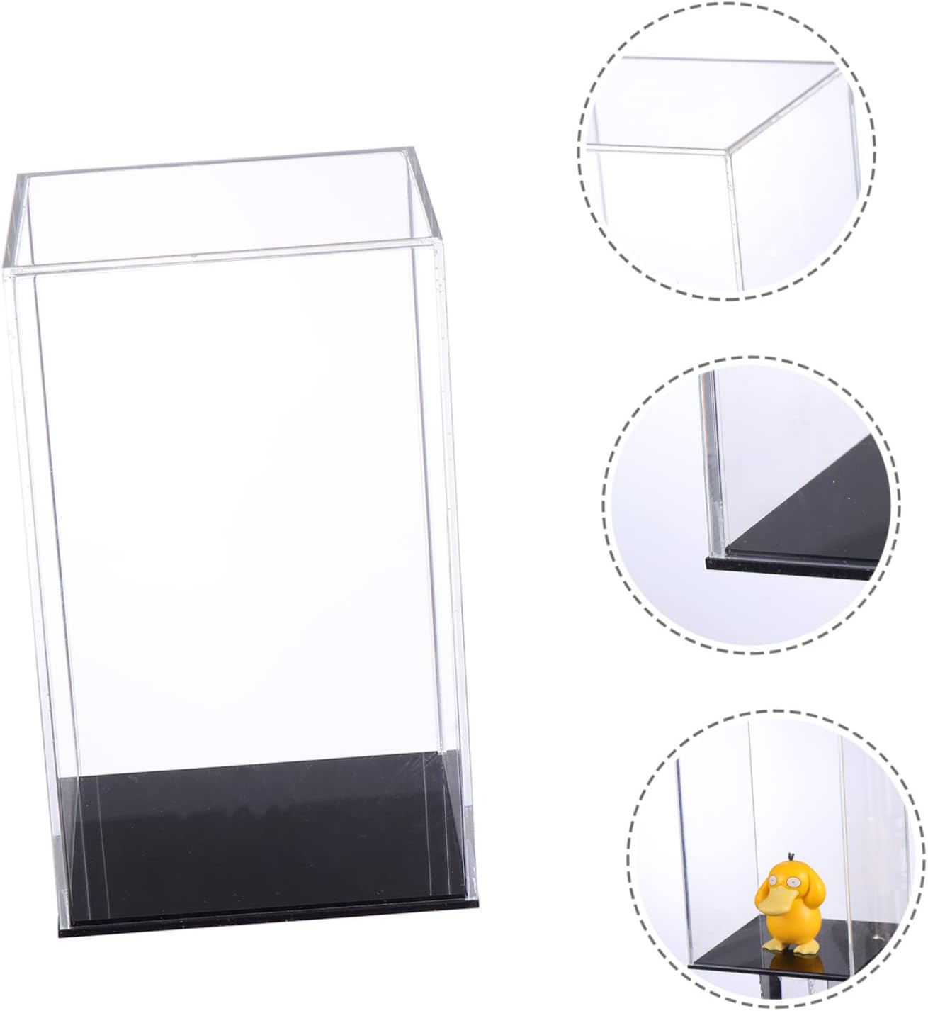 Wholesale OEM ODM 1pc Transparent Acrylic Display Case for Collectibles Vertical Model Storage Box Sturdy Design for DIY Micro Landscapes Art Display Factory & Supplier