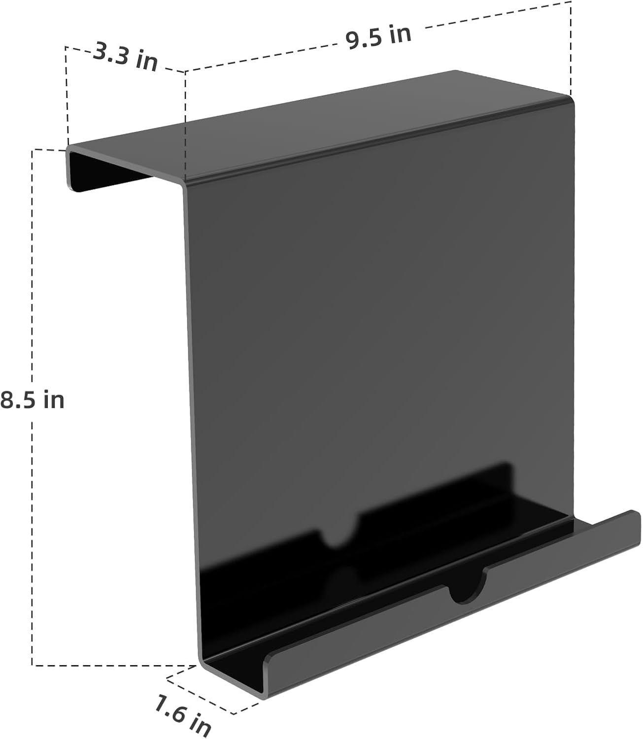 Private Label Treadmill Tablet Holder, Exercise Bike Reading Stand, Acrylic Book Holder, Clear Acrylic Stand for Tablet, Magazines and Books, Black（8.5 x 9.5 x 3.3 Inches） OEM Wholesale Manufacturer