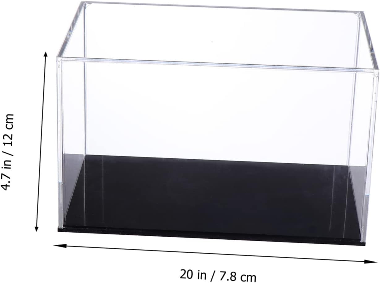 Wholesale OEM ODM Yardwe 1pc Transparent Acrylic Display Case Box for Models Trinkets Easy Access Storage for Collectibles Dust Simple Assembly Versatile Use Factory & Supplier