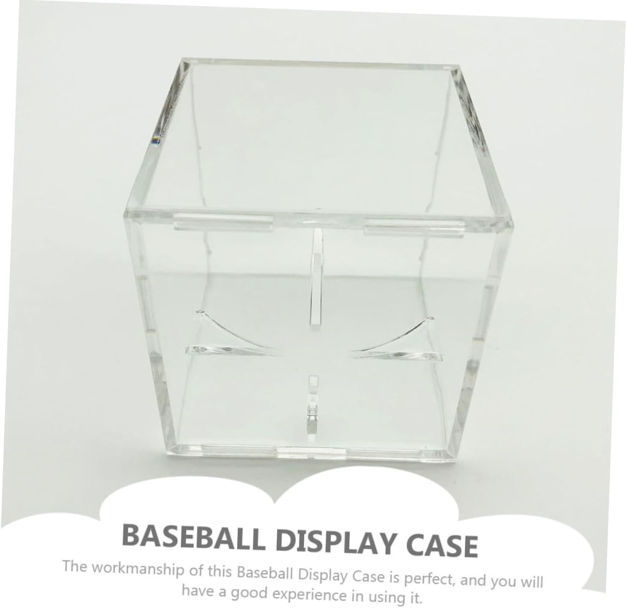 ODM 2Pcs Baseball Display Case Acrylic Durable Baseball Storage Box for Home and Shop UV Protected Baseball Holder for Memorabilia and Collectibles Custom Logo Service