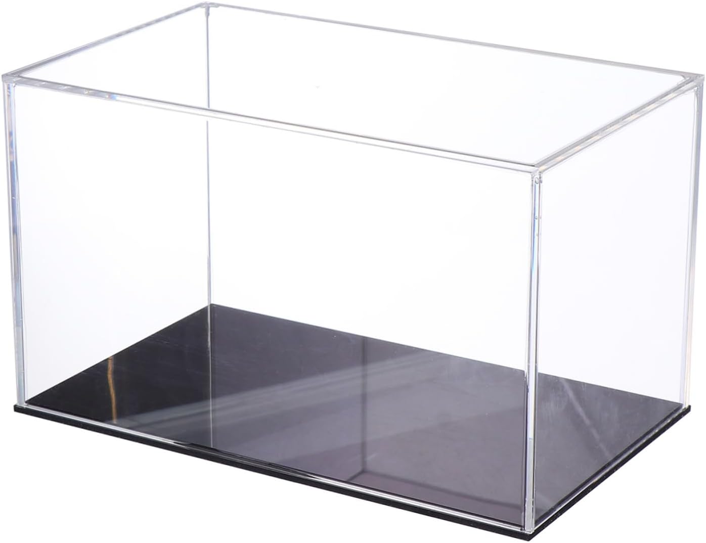 Yardwe 1pc Transparent Acrylic Display Case Box for Models Trinkets Easy Access Storage for Collectibles Dust Simple Assembly Versatile Use