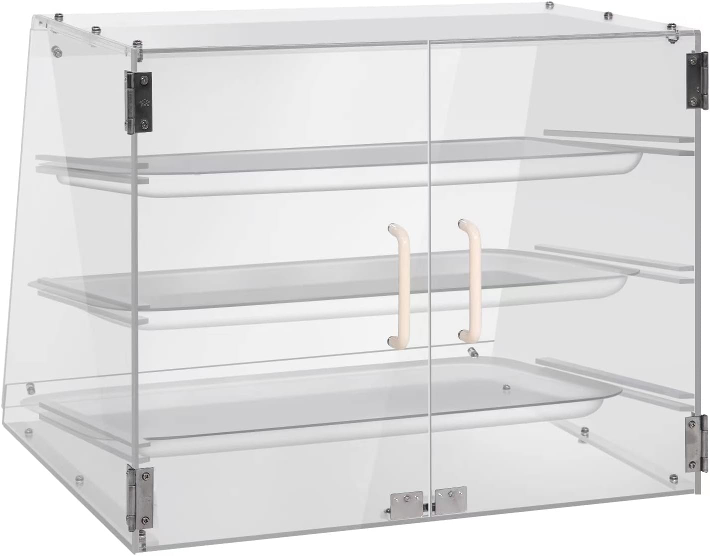 Wholesale OEM ODM YBSVO 3 Tray Commercial Countertop Bakery Display Case with Rear Doors - 21" x 17 3/4" x 16 1/2" Factory & Supplier