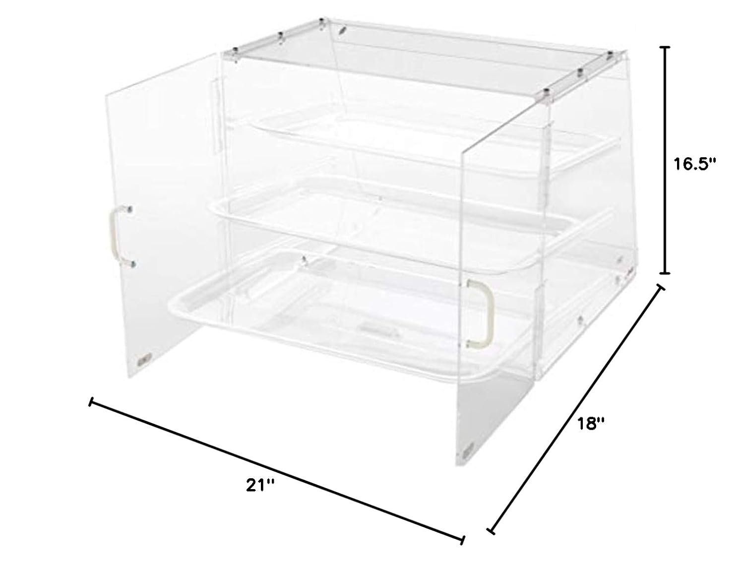 Wholesale OEM ODM Winco 3-Tier Pastry Display Case, Acrylic Medium Factory & Supplier