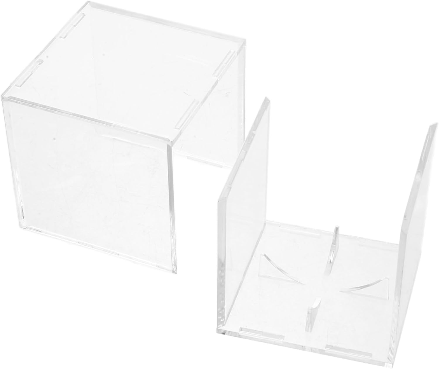 Acrylic Display Case for Baseballs Clear Cube Holder with Compact Design for Organizing and Showcasing Sports Memorabilia Multi Purpose Use for Tennis Softball and More