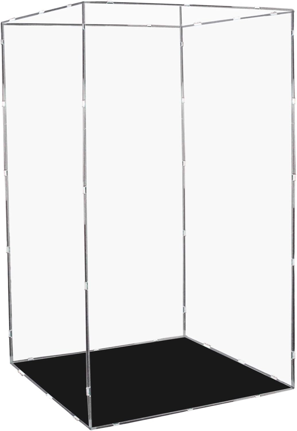 Wholesale OEM ODM Evron Display Case for Collectibles Assemble Clear Acrylic Box Alternative Glass Case for Display Action Figures Home Storage & Organizing Toys (16x16x30 inch;41x41x76cm) Factory & Supplier