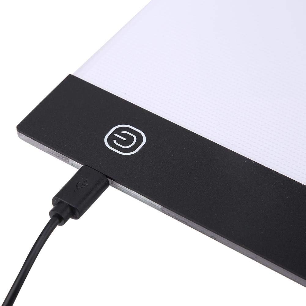Private Label A5 Size LED Tracing Light Box Board Drawing Copy Pad Table+USB Cable Drawing Streaming Sketching Animation Stenciling for Stenciling, 2D Animation, Calligraphy Ecommerce Ready Product