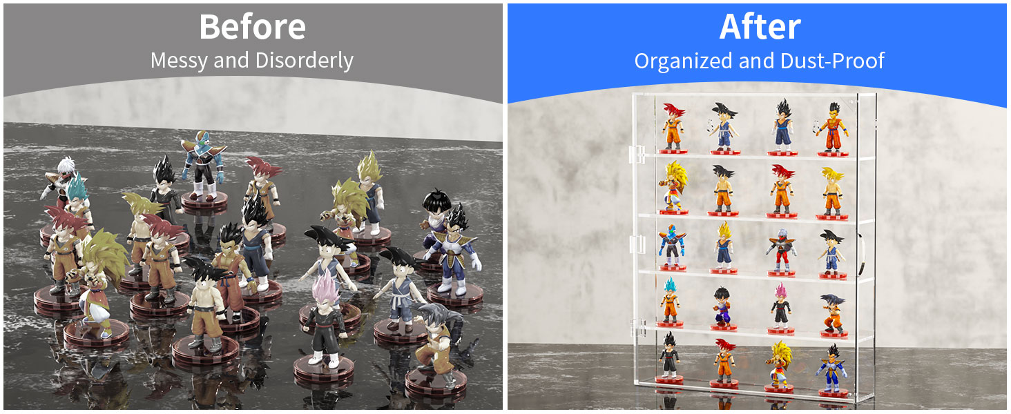 large acrylic display case