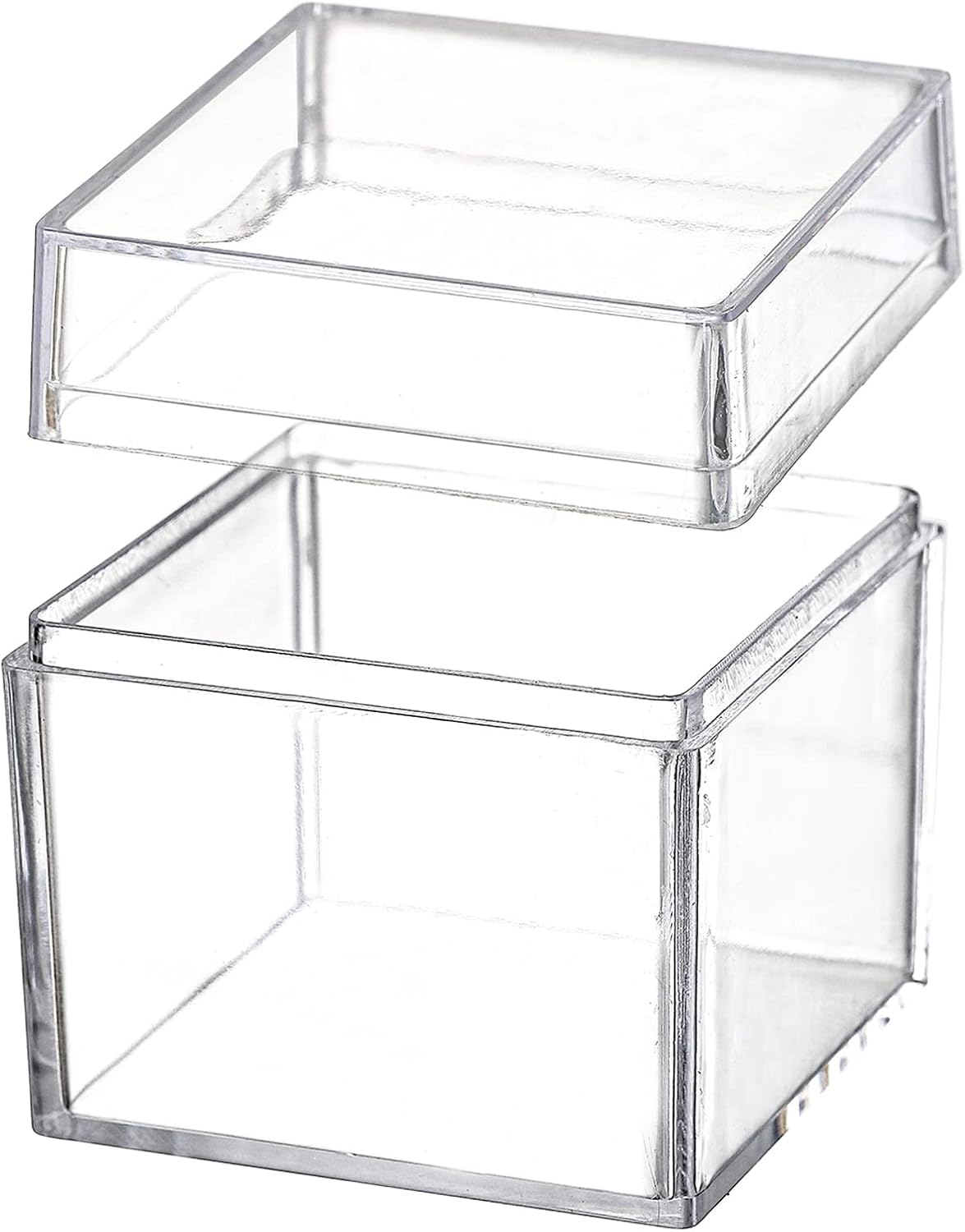 ODM Okllen 36 Pack Acrylic Square Cube, Small Clear Box with Lids, Treat Gift Boxes Candy Storage Container for Cosmetics, Makeup, Jewelry, Party Favor, 2x2x2 Inches Custom Logo Service