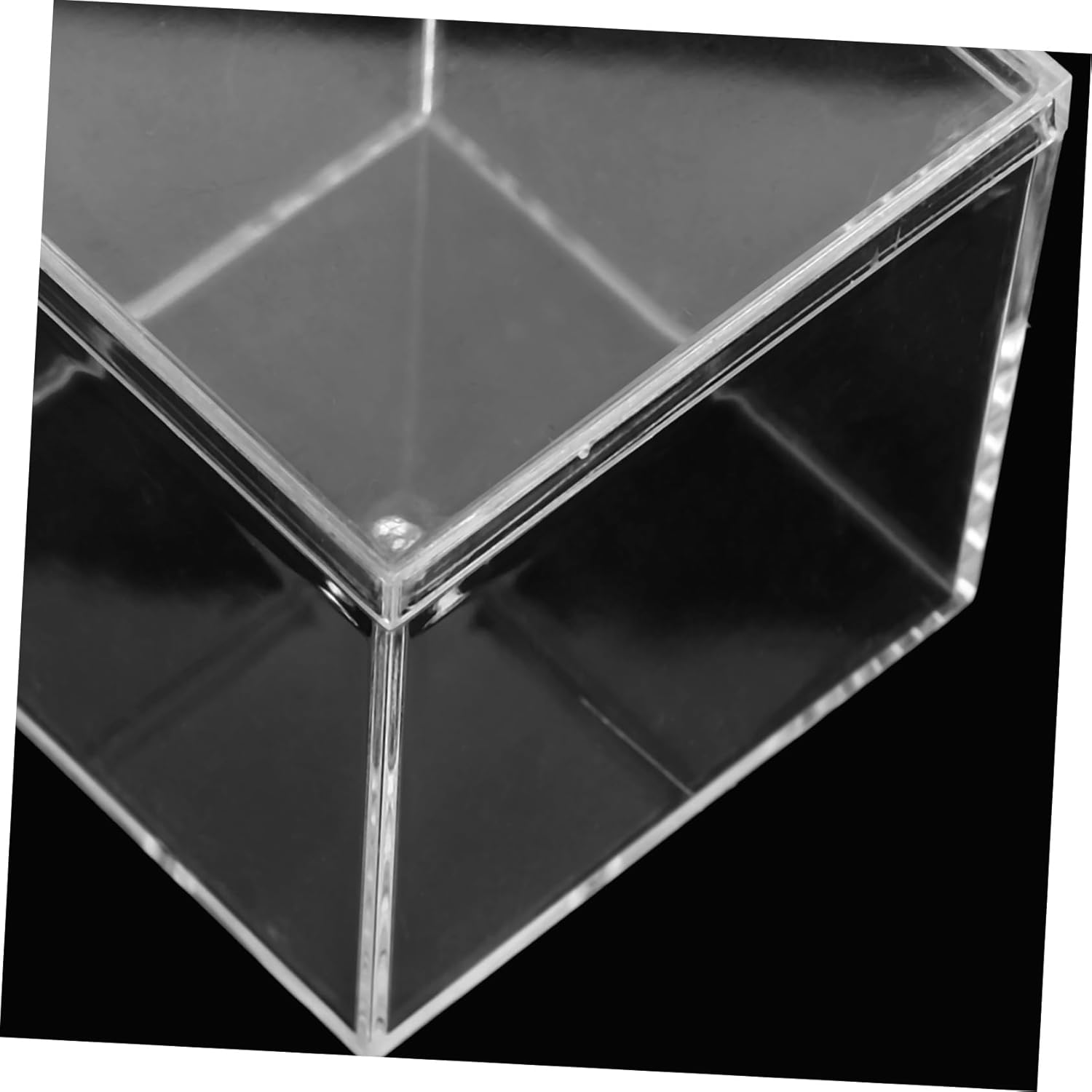 ODM VICASKY 2pcs Transparent Acrylic Display Case for Puzzle Cubes Multi Purpose Storage Box Clear Cube Organizer for Collectibles Strong Protection for Small Items Custom Logo Service