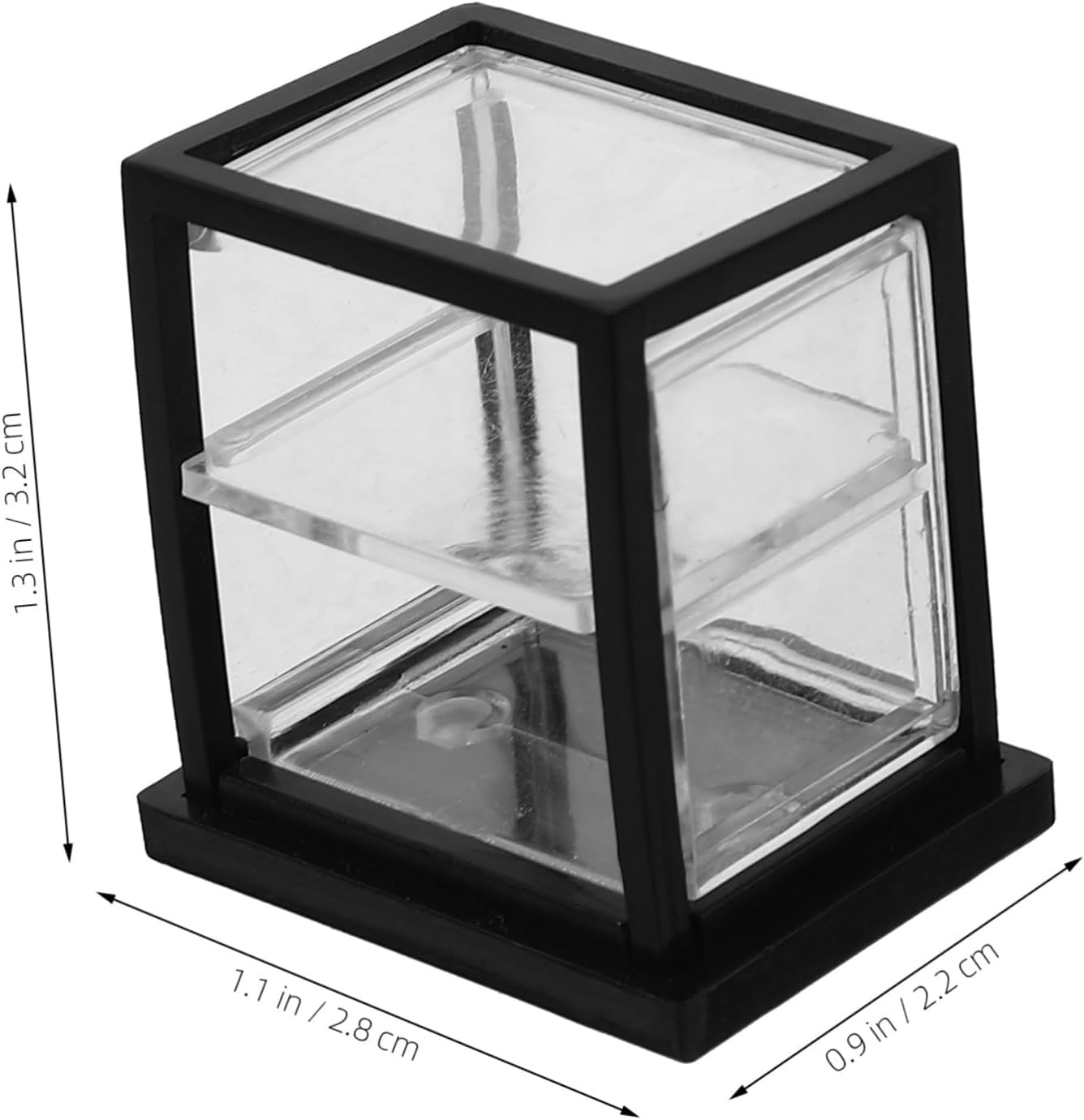 Wholesale OEM ODM Milisten 6pcs Miniature Bakery Display Case Double Layer Transparent Dollhouse Cabinet for Decoration Charming House Accessory for Landscape Display Factory & Supplier