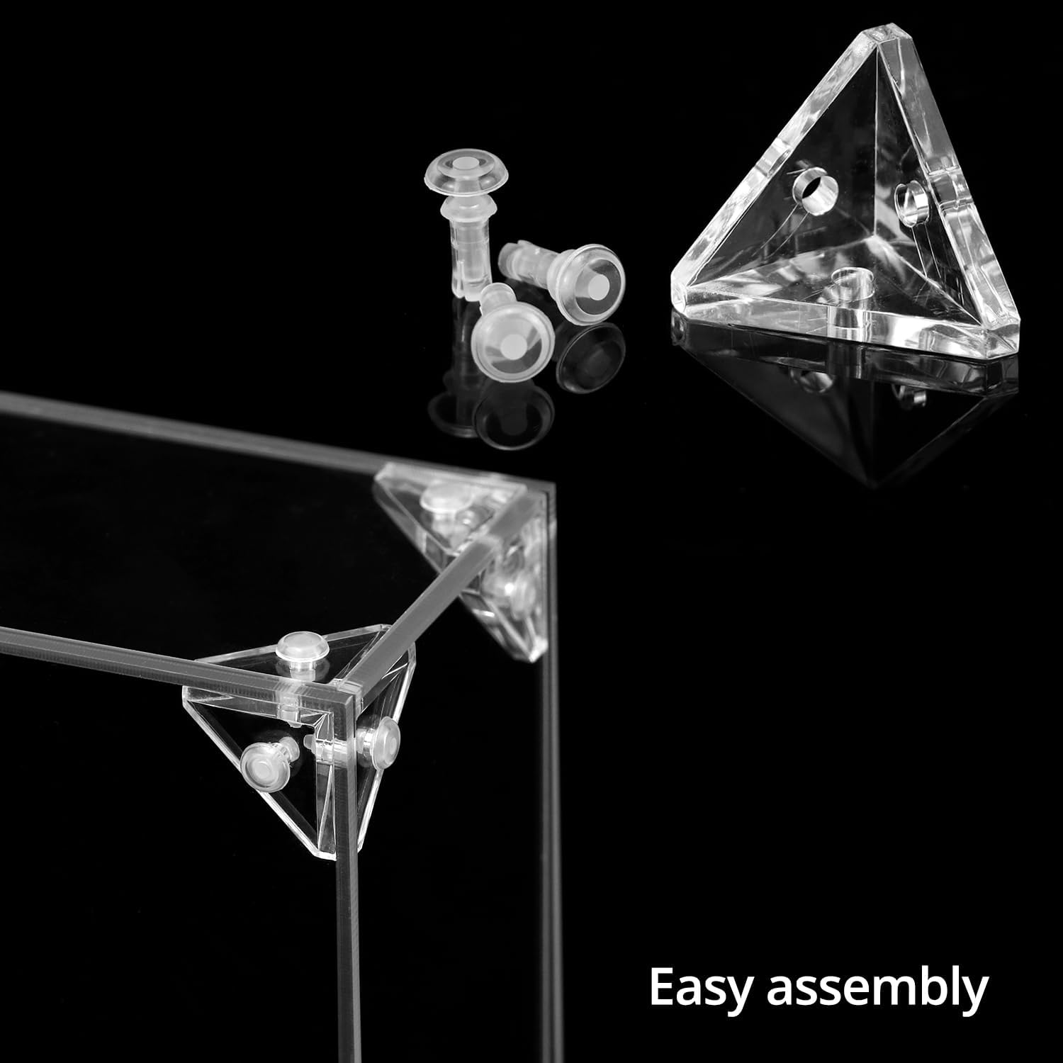 Wholesale OEM ODM QWORK Acrylic Shadow Box Display Case - 11x14 inches Clear Assemble Display Frame for Tabletop or Wall Mount - Perfect for DIY Crafts, Memorabilia, and Keepsakes Factory & Supplier
