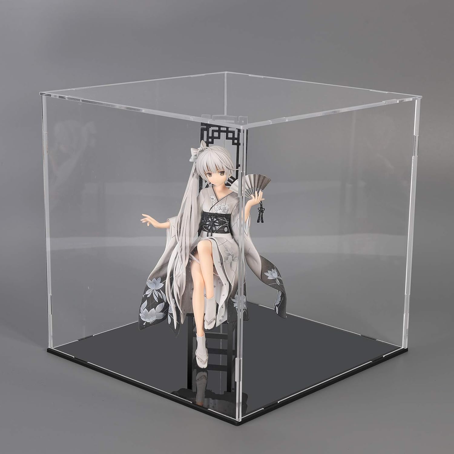 Wholesale OEM ODM A+ DESIGN Clear Acrylic Display Case Assemble Collectibles Box Alternative Glass Case for Display Action Figures Home Storage & Organizing Toys (10x10x10 inch; 25x25x25 cm) Factory & Supplier