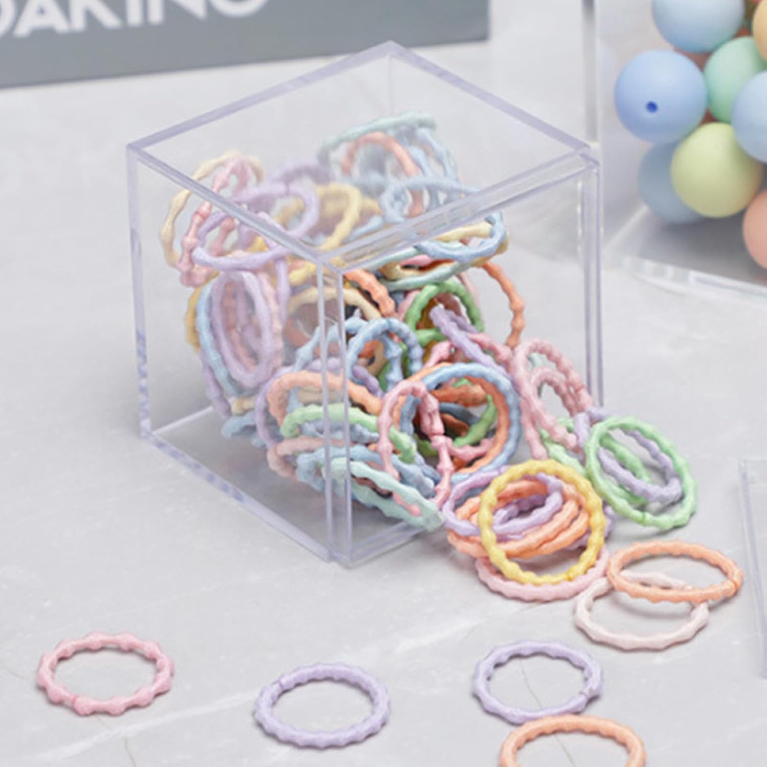 Private Label 36 Pack Small Clear Boxes with Lids, 2x2x2 Inches Candy Containers for Party Favors, Mini Acrylic Square Cube Display Box for Easter,Treat, Cosmetics, Jewelry Custom Logo Service