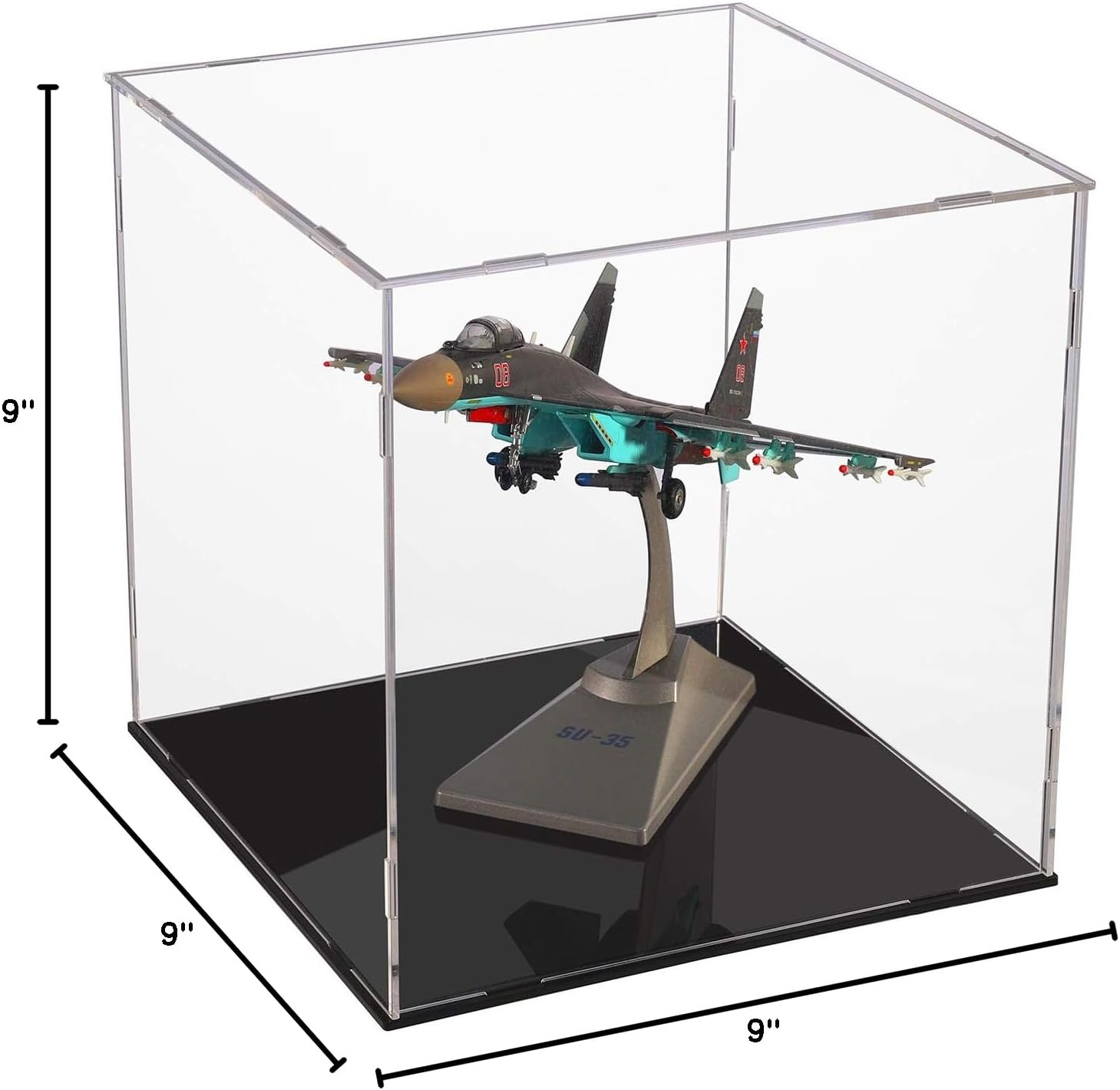 Wholesale OEM ODM A+ DESIGN Clear Acrylic Display Case Assemble Collectibles Box Alternative Glass Case for Display Action Figures Home Storage & Organizing Toys (9x9x9 inch; 23x23x23 cm) Factory & Supplier