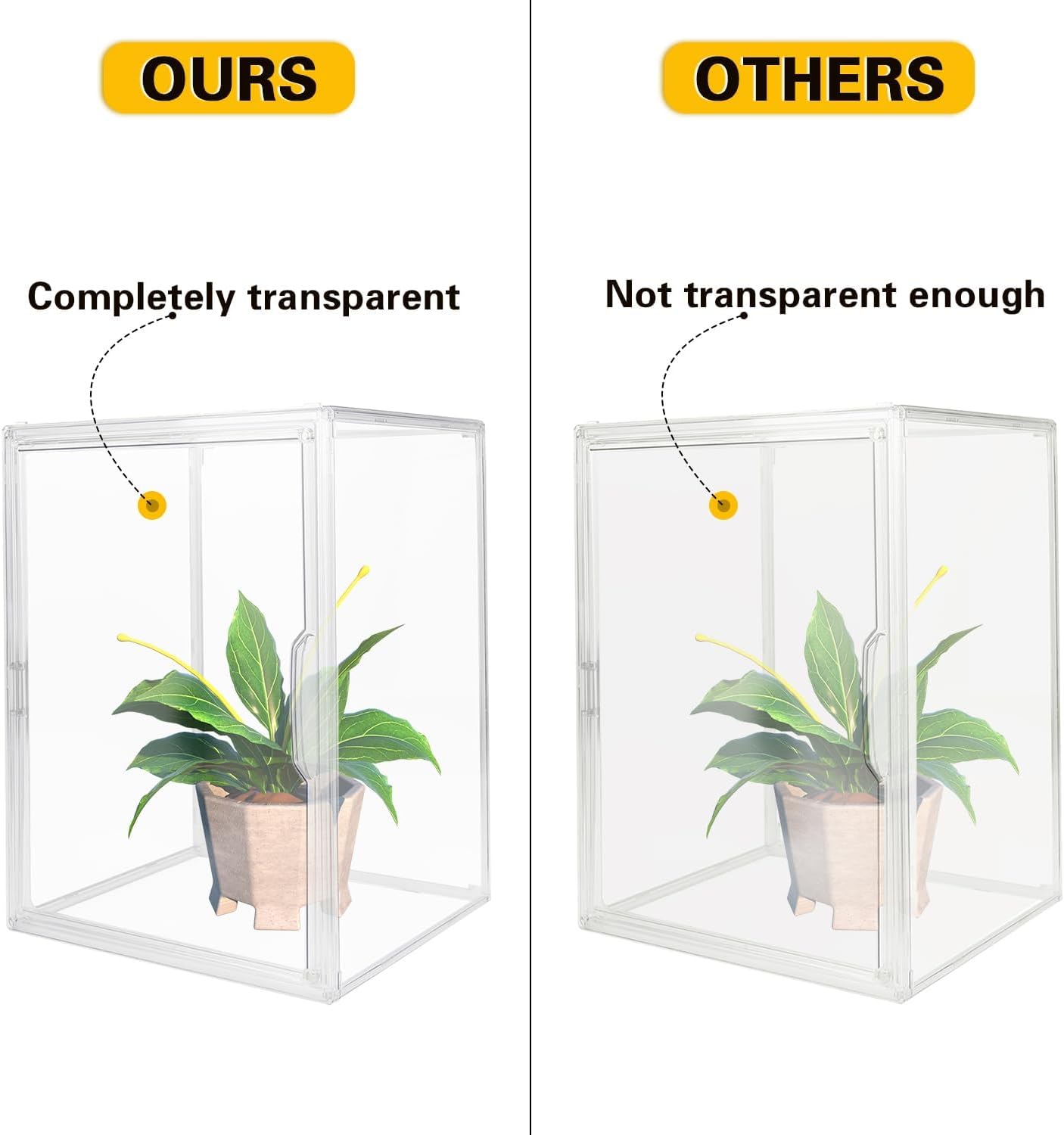 Wholesale OEM ODM Clear Stackable Plastic Storage Bins with Lid, Dustproof Display Cases, Extra Large Figures Collectibles Showcase, Boot & Shoe Boxes, Helmet Protection Organizer (Transparent, XL-1 Pack) Factory & Supplier