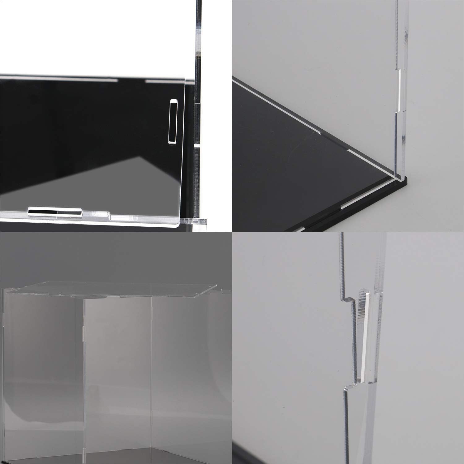 Wholesale OEM ODM Evron Display Case for Collectibles Assemble Clear Acrylic Box Alternative Glass Case for Display Action Figures Home Storage & Organizing Toys (16x13x14in; 40x33x35 cm) Factory & Supplier