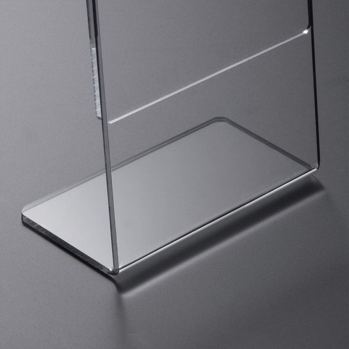 Wholesale OEM ODM HIIMIEI Acrylic Slant Sign Holder 8.5x11 6 Pack, Plastic Table Menu Display Stand Holder, Plexi Single Ad Frame for Restaurants,Hotels,Stores Factory & Supplier