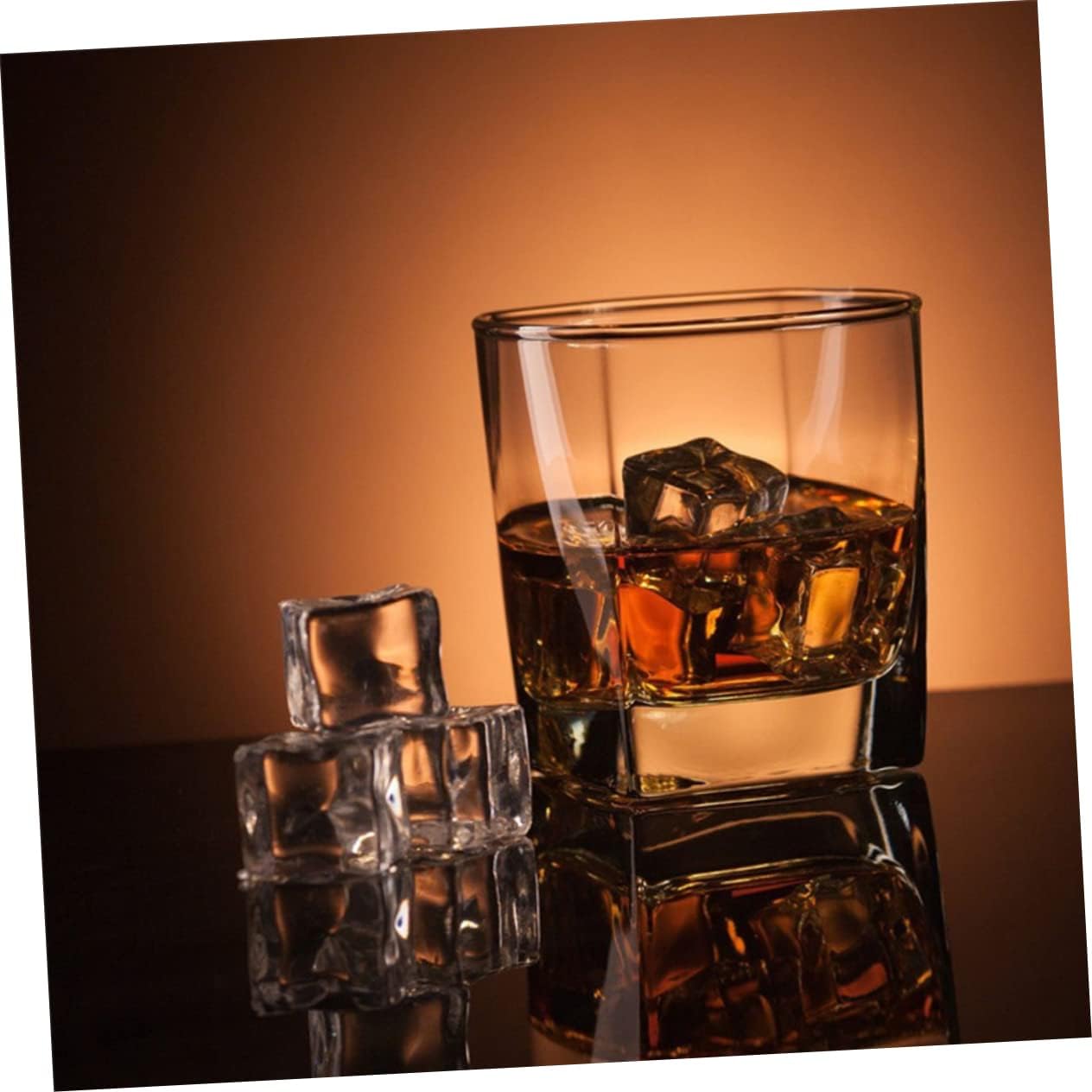 ODM PRETYZOOM 50Pcs Clear Fake Ice Cubes for Photography Props Kitchen Decoration Realistic Acrylic Ice Cubes for Parties Events and Display Ornaments Custom Logo Service