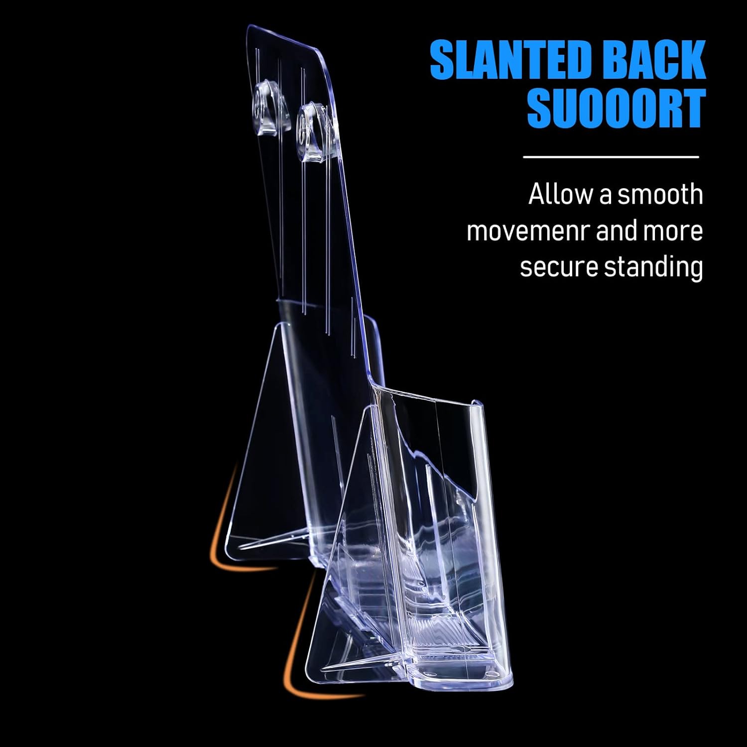 Wholesale Outus 2 Sets 8.5 x 11'' Acrylic Brochure Holder with Business Card Holder Bifold Acrylic Literature Display Stand Half Page Flyer Display Magazine Pamphlet Booklet Stand for Desk Wall Mount China Factory Bulk Supply